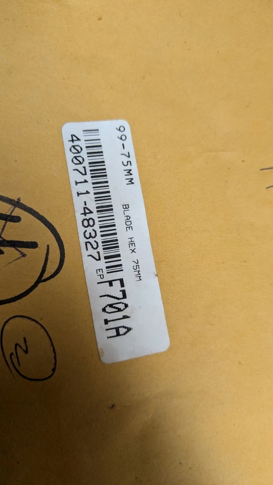 2 PACK XCELITE HEX ALLEN BLADE  7.5mm PART 99-75mm  SERIES 99 , F701A, 9975 - Image 3 of 4