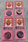 Lot of 4 Vintage 1995 Barbie POG Milkcaps Sealed Packages 28 caps