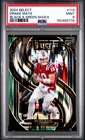 2024 Panini Select Drake Maye #113 Black & Green Shock PSA 9