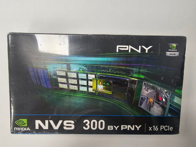 PNY NVIDIA NVS 300 512MB DDR3 PCIe x16 Graphics Card   NEW SEALED