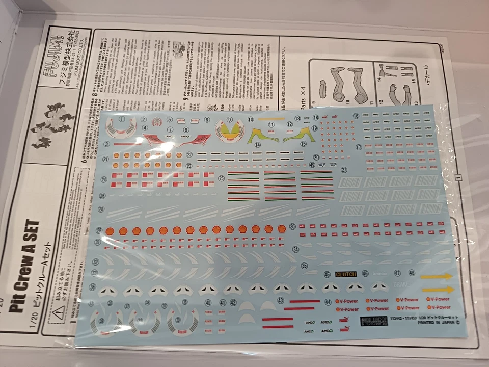 Pit Crew Set A - Fujimi 1/20 - Immagine 3 di 3