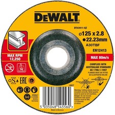 Disco da taglio per metallo 5" (125 mm x 2,8 mm x 22,23 mm) - DEWALT