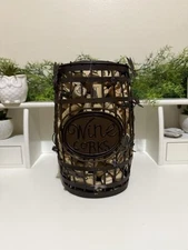 Metal Rustic Wine Barrel Cork Cage Cork Holders for Cork Collectors Home Decor