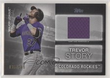 2020 Topps Major League Material Black 135/199 Trevor Story #MLM-TS 2f9