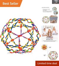 6-12 Inch Expandable Breathing Ball: Visual Aid for Stress Relief and Relaxation