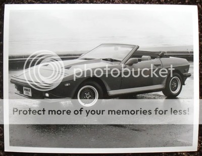 TVR 280i Black & White Press Photograph 1986