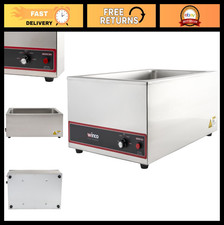 Commercial Portable Steam Table Food Warmer 120V 1200W Stainless Steel Large Cap