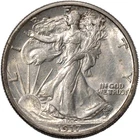 1917-P Philadelphia Walking Liberty Silver Half Dollar 50C Choice BU+