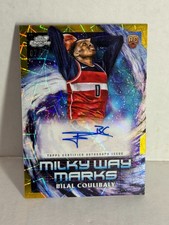 2024 Topps Cosmic Chrome - Milky Way Marks Auto Bilal Coulibaly RC Gold /50