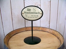 Tischständer Stammtisch Emaille NEU Stammtischständer Tischdeko Kneipe Lokal