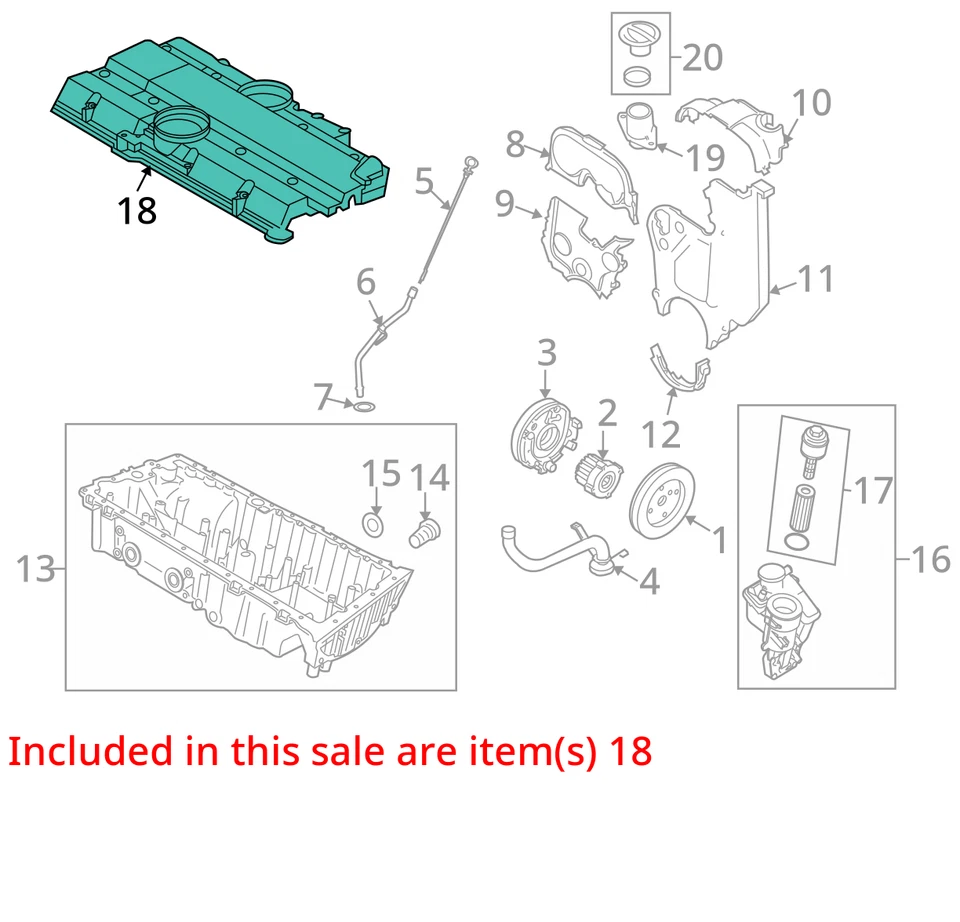 PLASTIC ENGINE COVER Volvo S60 2016 16 31339765 1287515 Foto 3 de 4