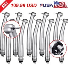 10 PCS Dental High Speed Handpiece Push Button Turbine 4 Hole NSK Pana Max Style