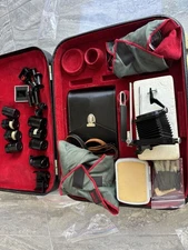 Zeiss Icon Film Backs for Contax/Contarex 2  With System  Caring Leather Case.