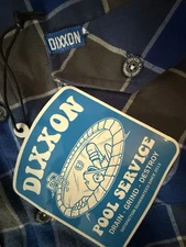 Dixxon Flannel Shirt Mens XL The Layback Pre-Pleat W/ Tag Pre Pleat Extra Large