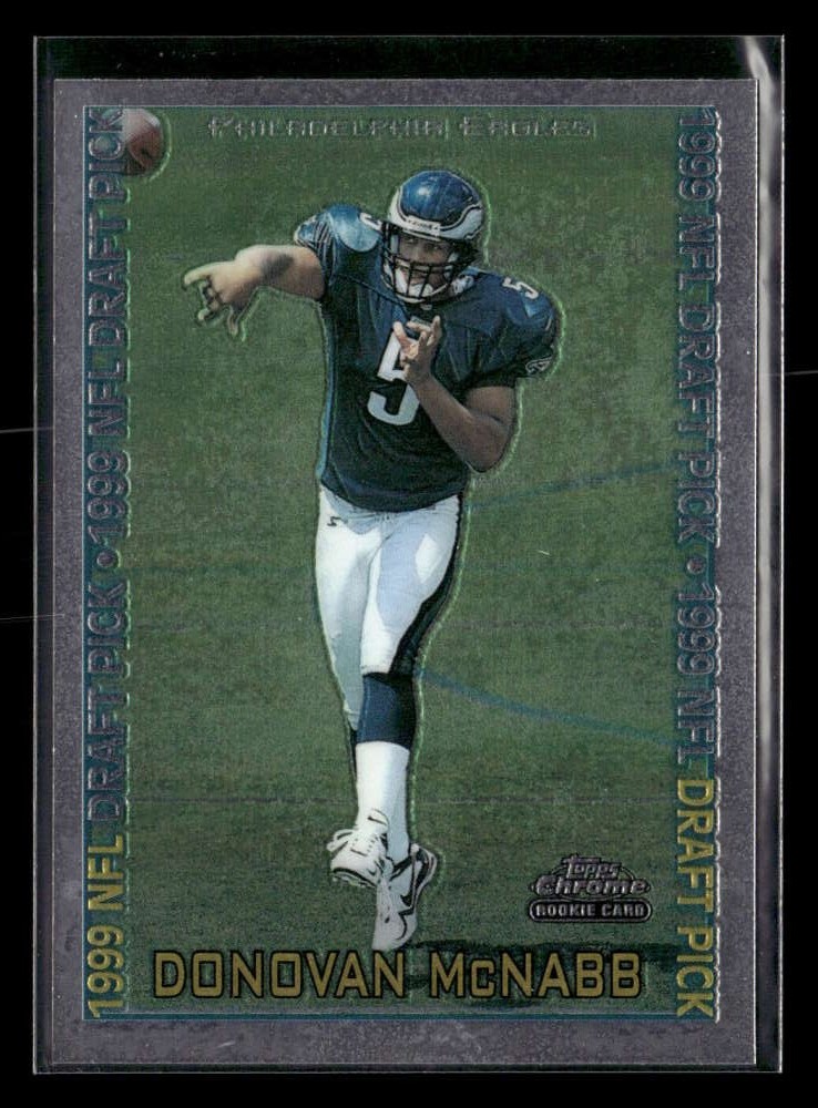 1999 Topps Chrome Donovan McNabb #147 Rookie Philadelphia Eagles FX4150