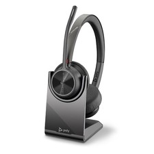 Poly Voyager 4320 UC Wireless Headset  Charge Stand Plantronics - Stereo