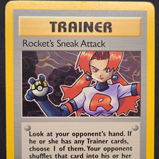 Rocket's Sneak Attack 1st Edition 72/82 Team Rocket Rare Unlimited English 2000 on eBay