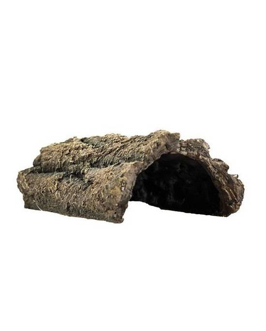 Cachette bark cave M Hobby abri anti-stress pour petits reptiles de 25cm