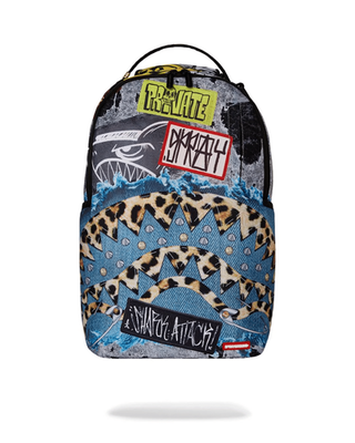 sprayground リュック 希少 Sprayground Patchwork Punk DLXR Unisex Multicolor Graphic Print