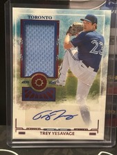 2025 Panini Boys of Summer Prospect Material Trey Yesavage Auto RC /99 Patch