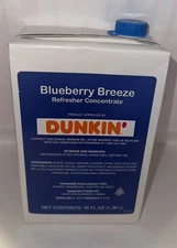 Dunkin Blueberry Breeze Refresher Concentrate 46oz