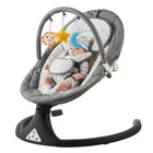 Baby Swing, 5 - Speed Rocker with 3 Seat Positions, Remote, Bluetooth, Toy Bar