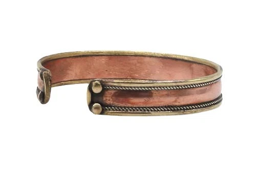 Schlichter Armreif aus Kupfer und Messing 102221 - Bild 3 von 4