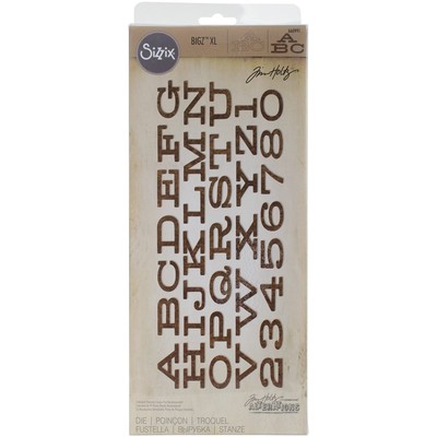 660991 Bigz XL Alpha Die Billboard by Tim Holtz, X-Large