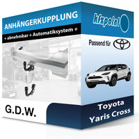 G.D.W. AnhäNgekupplung Abnehmbar Passend für Toyota Yaris Cross 09.2020-Jetzt FP