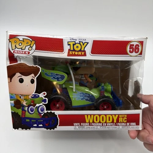 Funko Pop Disney Pixar Toy Story Woody with RC Rides 56 *Box Damage* See Pics