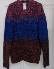 RIVER ISLAND - OMBRE TINSEL JUMPER - SZ 10 - BNWT.