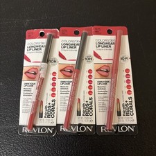 Lot of 3 Revlon Colorstay Longwear Lip Liner 675 Red 0.01oz