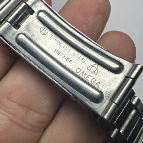 Omega Vintage Used Steel Bracelet Ref 1187 188 - Photo 3 sur 3