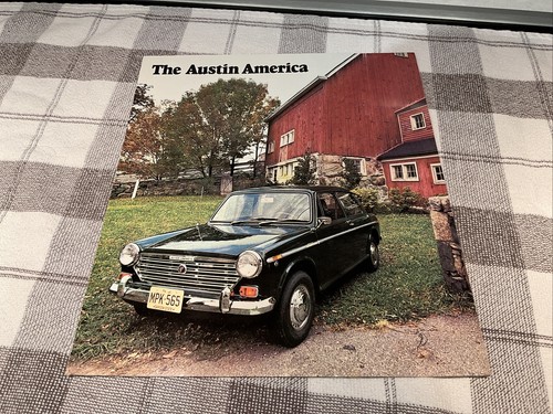 1969 Austin America Sales Brochure - Vintage - Foldout Style
