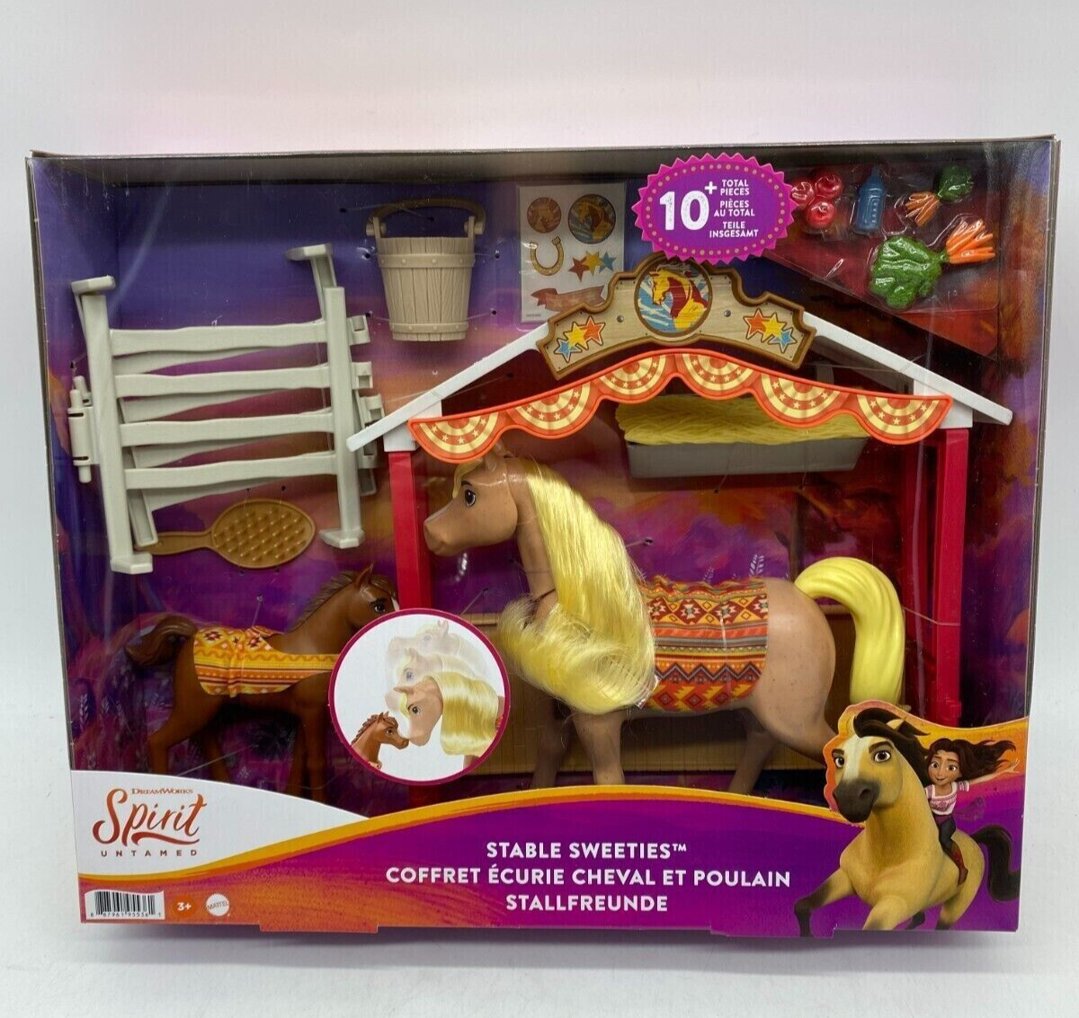 Dreamworks Spirit Untamed Stable Sweeties Playset Mattel YJN001 NG