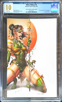 White Widow #6 - Jamie Tyndall Sketch Cover FanExpo Canada Exclusive - CGC 10