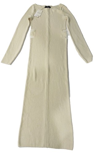 MANGO CASUAL SPORTSWEAR Mini Dress Volants Frills M sand beige