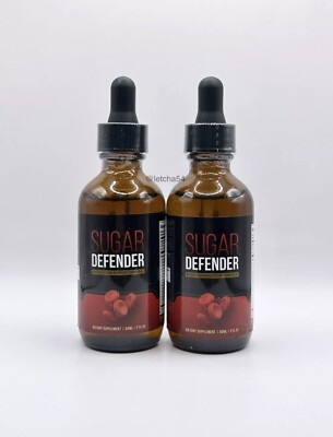 Sugar Defender (X2 Pack) Healthy Blood Sugar Support Supplement - 2 oz Each