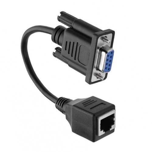 DB9 to RJ45 Cable DB9 Female to RJ45 Female Extender Adapter Converter Cable - Afbeelding 5 van 10