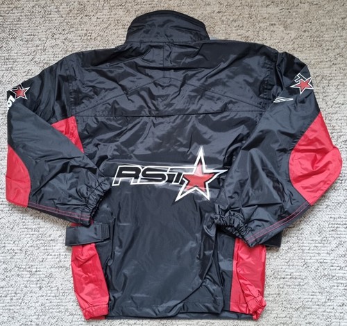 BRAND NEW RST KIDS LARGE CHILDRENS MX MUD/RAIN JACKET SIZE LARGE 8-10 RED - Picture 2 of 5