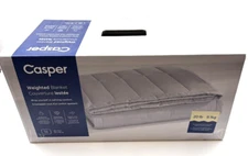 Casper Weighted 20 lbs Blanket 50x70 Blanket Throw Blanket Gray