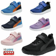 Boys Girls Fashion Sneakers Breathable School Athletic Running Training Shoes