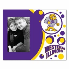 Western Illinois University Picture Frame “ Circles Design