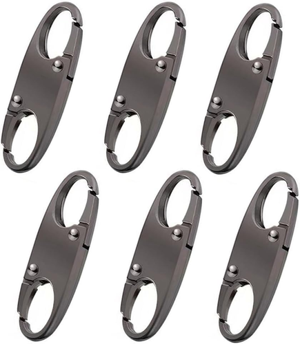 Naisfei 6 Pcs Zipper Clip Theft Deterrent, Zipper Locks for Backpacks, Double... - Picture 12 of 12