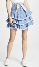 zimmermann bowie ruffle skirt size 0 