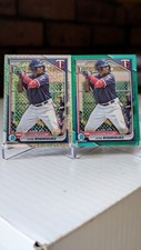  Lot Of 2 Two Jose Rodriguez 1st Base Mojo/ Teal Mojo 54/125