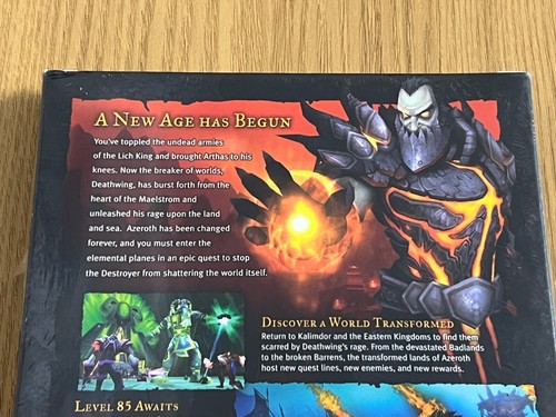 Blizzard World of Warcraft Cataclysm DVD-ROM - New Sealed -👾Retro Gift Idea👾 - Photo 9/24