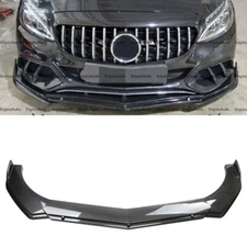 For Mercedes-Benz AMG35 AMG45 GT Front Bumper Lip Spoiler Splitter Carbon Fiber