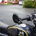 Motorcycle 7/8" Folding Bar End Side Mirrors For Honda Suzuki Yamaha Kawasaki US