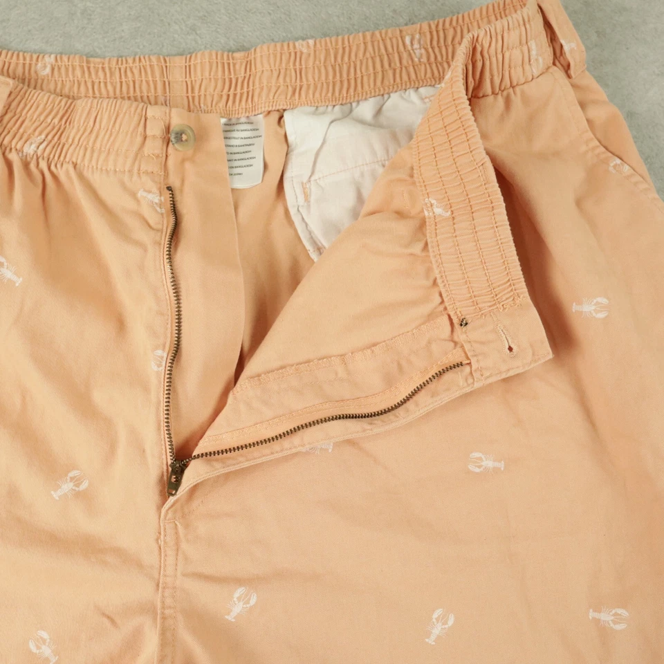 Shorts Harbor Bay masculino 3XL elástico cintura chino casual lagosta praia frente plana - Imagem 2 de 4